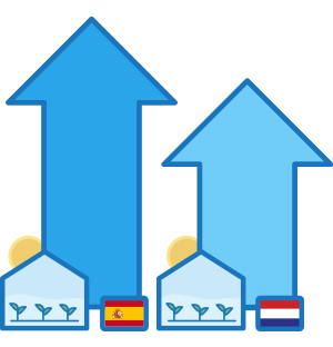 Spanien ist dafür bekannt, die größten Gewächshäuser der Welt zu besitzen