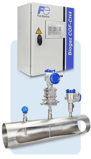 Die Transaktionsmesslösung solbiogaz von Fuji Electric