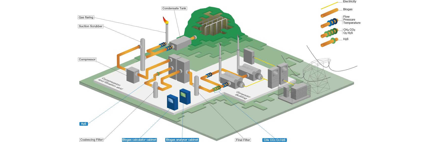 Приборы для измерения биогаза должны соответствовать - схема 