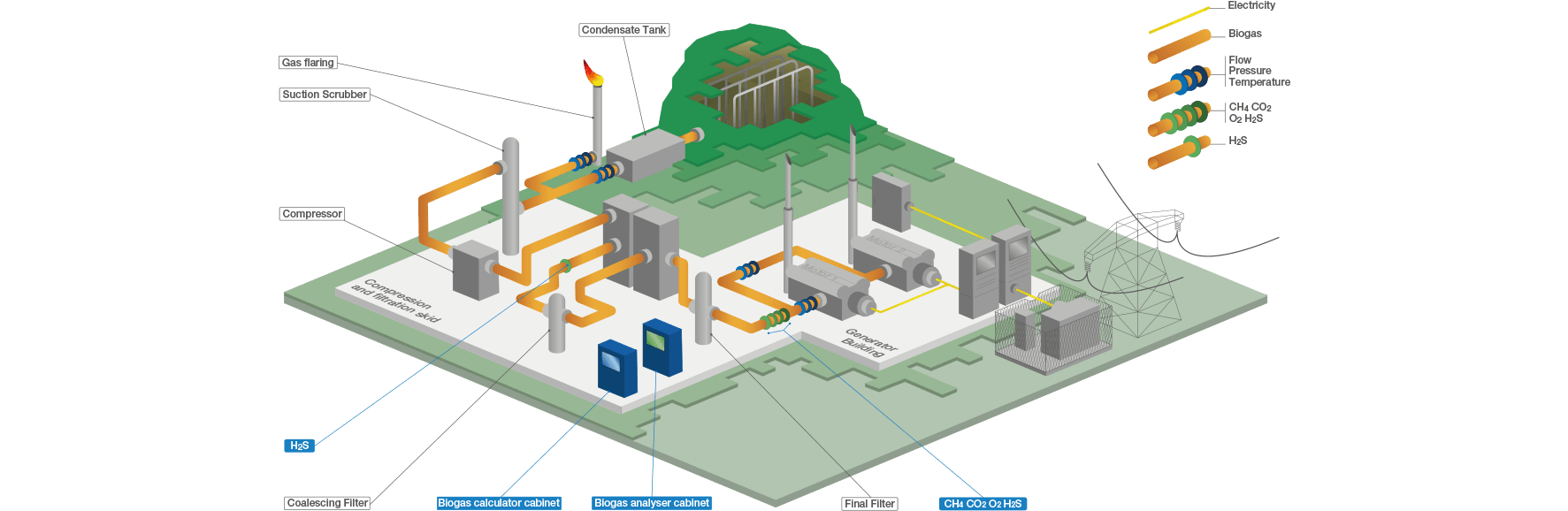 Gli strumenti di misura del biogas devono essere conformi allo - schema 