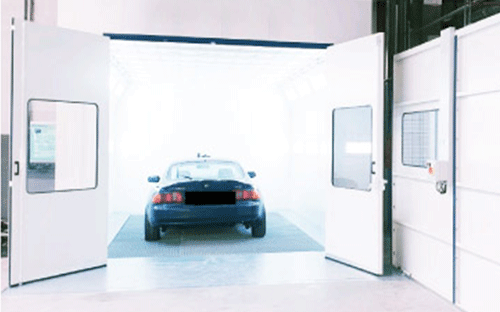 Drying in paint booths