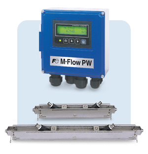 M-Flow PW السائل بالموجات فوق الصوتية قياس التدفق الحل تدفق متر