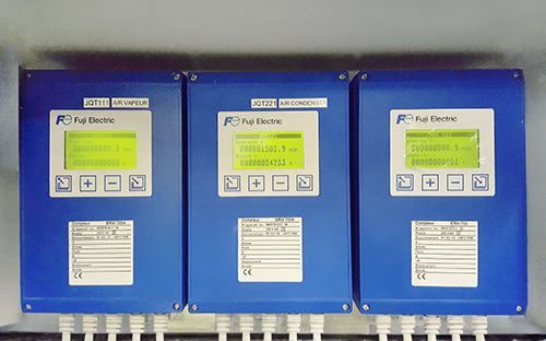 La solution Fuji Electric : les calculateurs de débit corrigé d'énergie