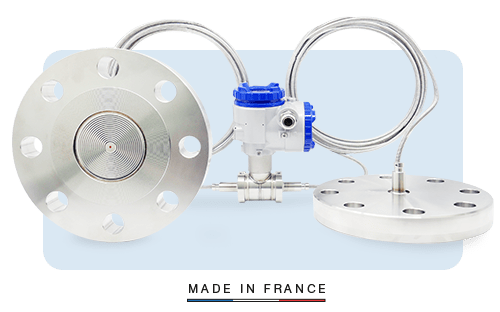 sensor de pressão com separadores