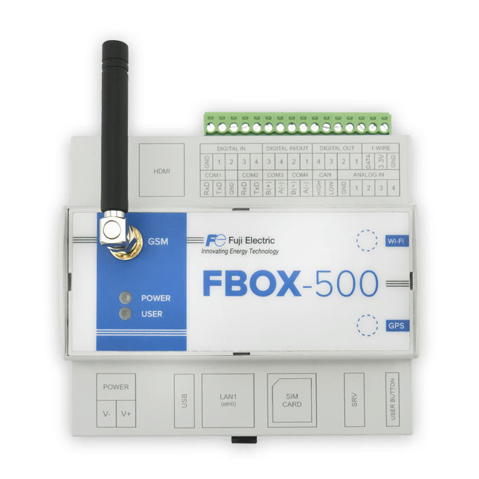 FBOX 500 vue generale header