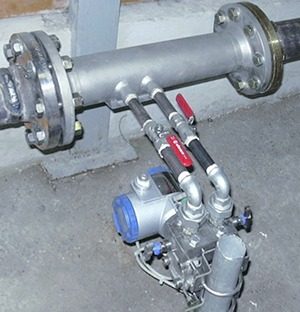 installation of V cone flow meter