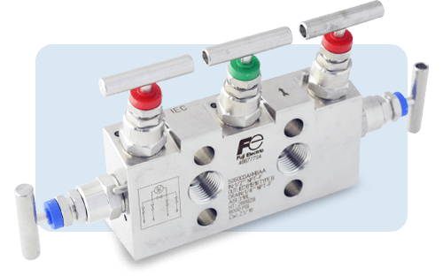 Parker Phoenix 5-Valve Manifold P6M5SFLFLCSVZ - Surplus / Open Box Condition