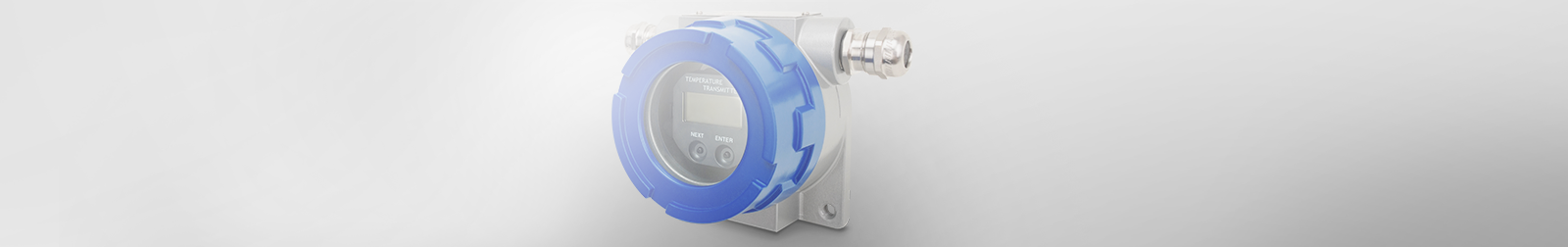 Temperaturmessbereich hervorgehoben Banner