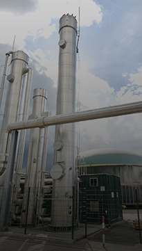 vinheta de tecnologia de medição de biogás