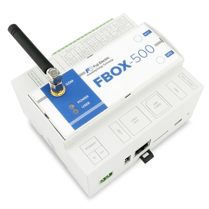 FBOX 500 vue diagonale droite header