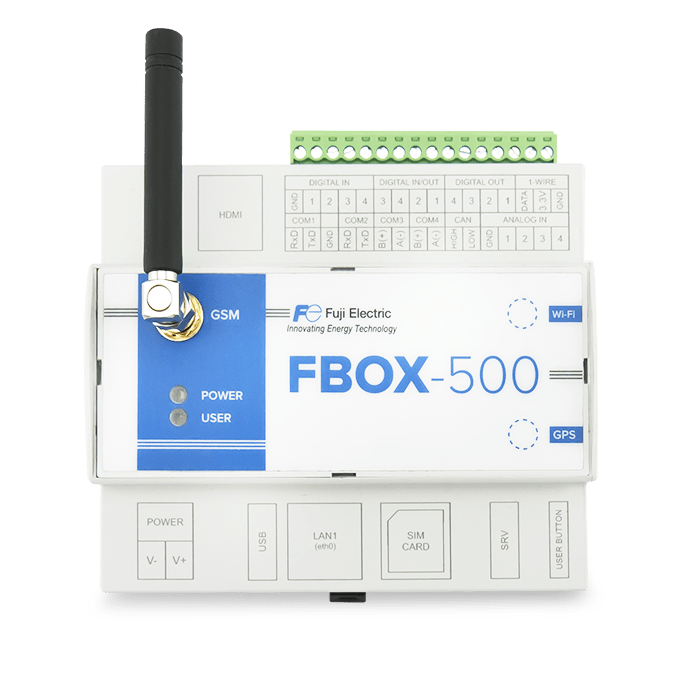 FBOX 500 vue generale header