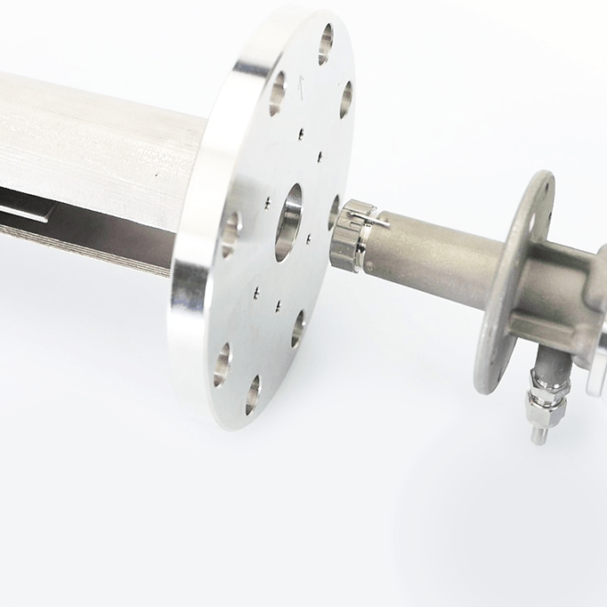 convection tube and ZFK8 header zoom view