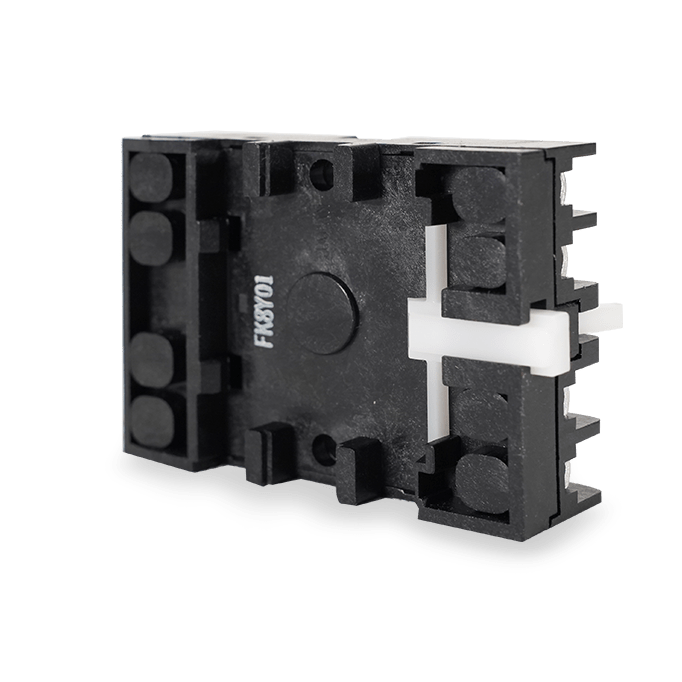 8-pin terminal block diagonal rail left back general header