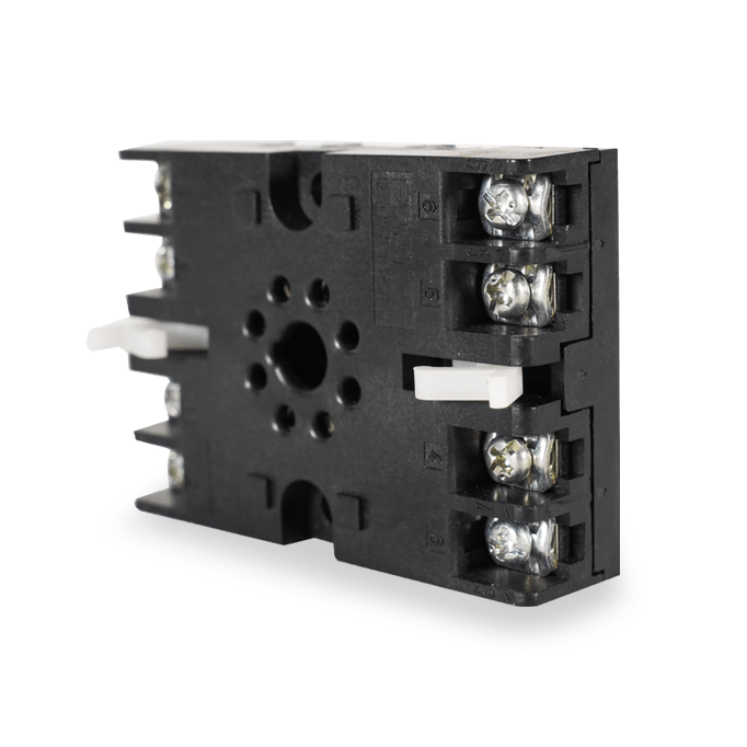 8-pin terminal block left diagonal rail general header