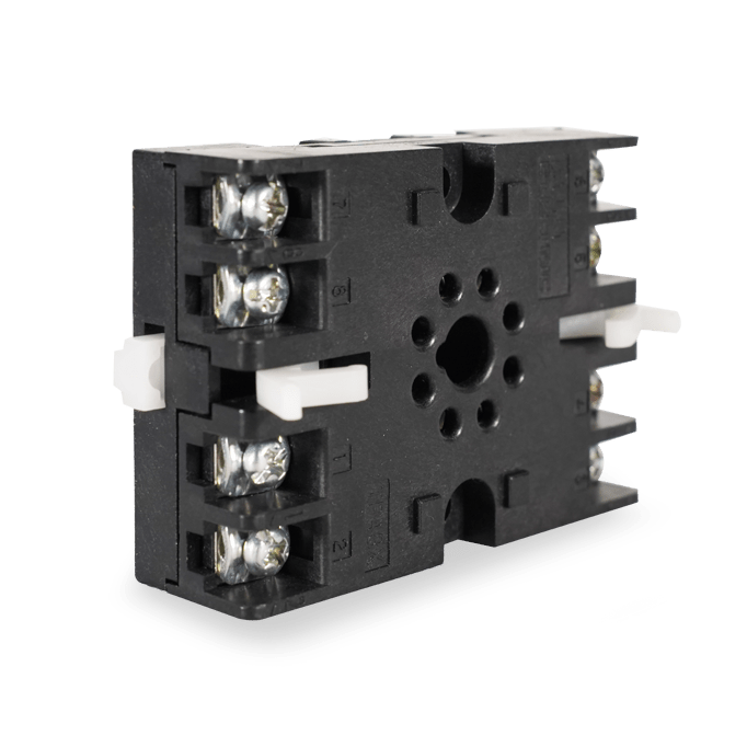 8-pin terminal block diagonal panel rail right general header