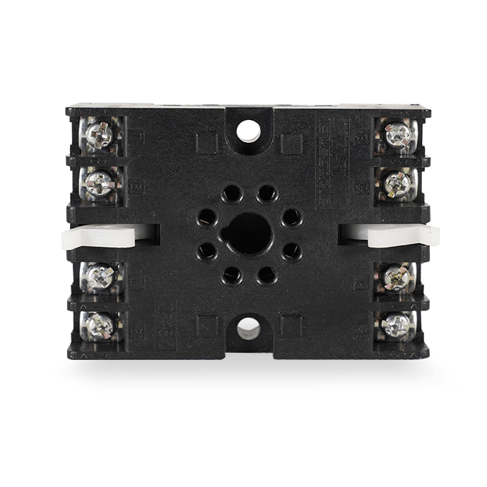 8-pin terminal block panel rail general face header
