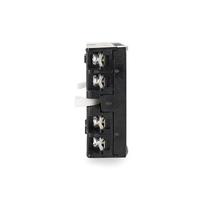 8-pin terminal block panel rail left profile general header