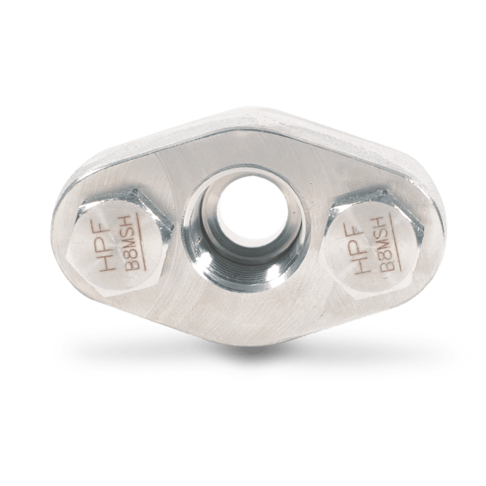 oval flange general view top header