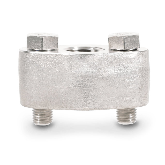 oval flange general view face header