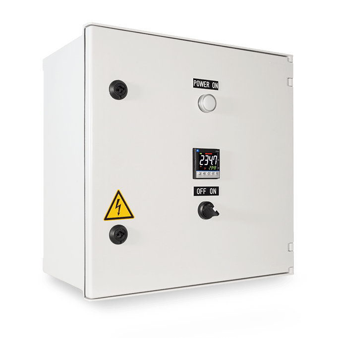produit coffret triphase vue generale droite header