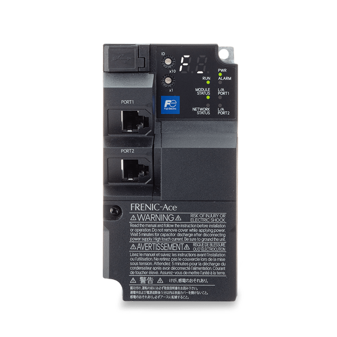 FRENIC ACE E3 ethernet face header