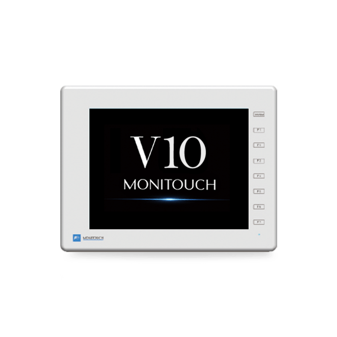 v1008 monitouch branco-marinho produto vista geral cabeçalho da face
