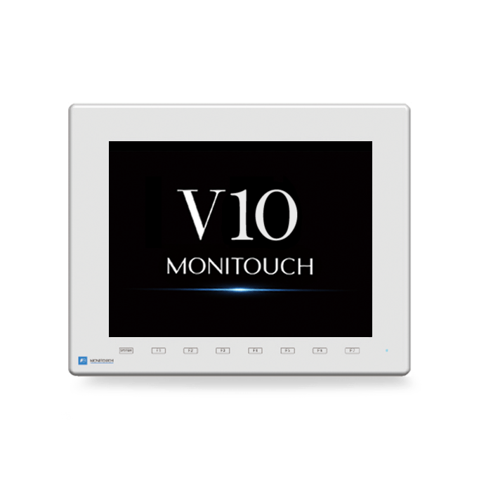 v1012 monitouch branco-marinho produto vista geral cabeçalho da face