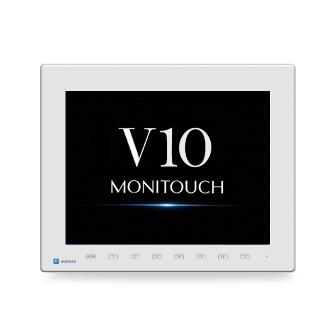 v1015 monitouch branco-marinho produto vista geral cabeçalho da face