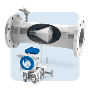 Caudalímetro V-cone con transmisor de presión diferencial para la medición industrial del caudal