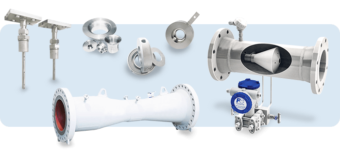 Organes déprimogènes et capteurs associés pour la mesure du débit vapeur, incluant tuyère, plaque à orifice et transmetteur