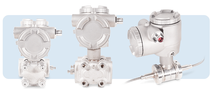 Nükleer uygulamalar için sağlam metal muhafazalı Fuji Electric analog basınç sensörleri