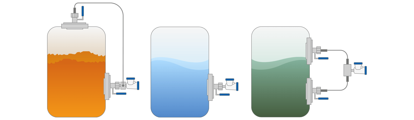 Fuji Electric range of sensors and transmitters for hydrostatic level measurement in gauge pressure differential pressure