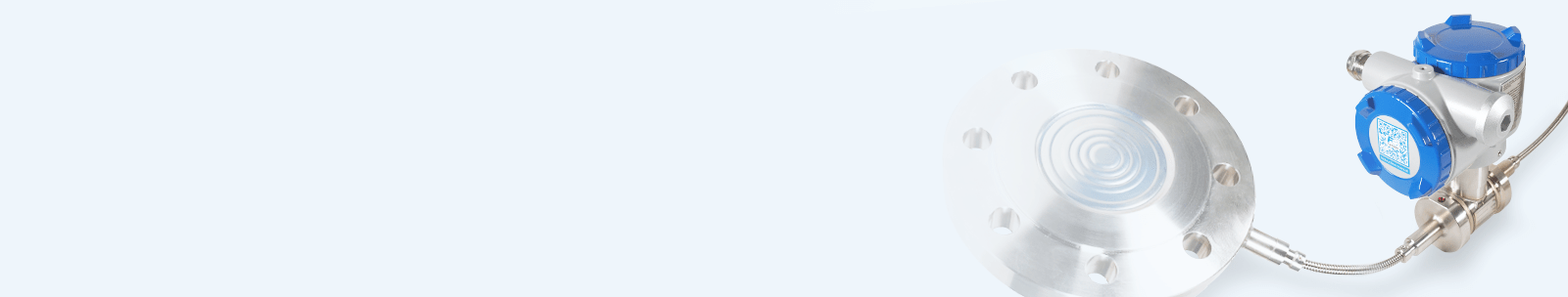 Capteur de pression avec separateur a membrane et bride inox pour application industrielle