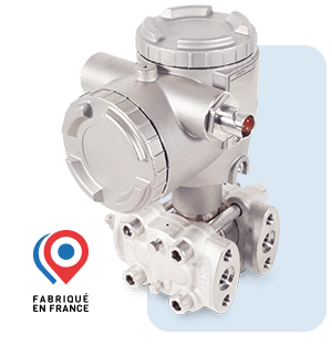 Transmetteur de pression nucleaire avec bo&icirc;tier m&eacute;tallique robuste