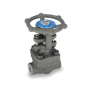 Manuelles Absperrventil mit Handrad zum Absperren oder Absichern des Drucks an einem industriellen Sensor