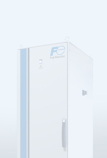 Armadio Fuji Electric per sistema di analisi dei gas in ambiente industriale